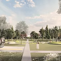Waterfront Landscape Design With Natural Greenery Scenic Paths Pavilions And Lake Views