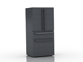 Modern refrigerator 3d model