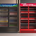 Modern Freezer Beverage Cabinet 3d model