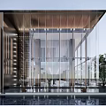 Modern Sales Office Building Sales Office 3d model