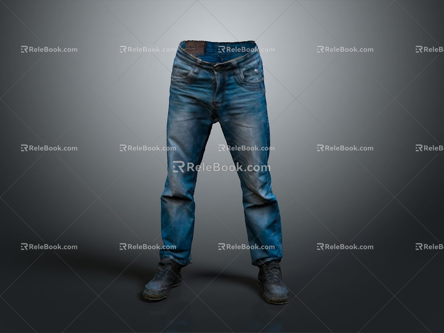 Jeans Casual Pants Denim Casual Pants Men's Pants Women's Pants Men's Pants Women's Pants 3d model