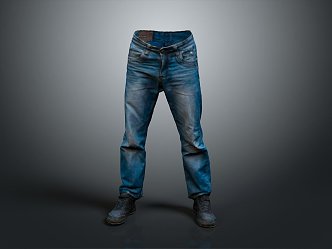 Jeans Casual Pants Denim Casual Pants Men's Pants Women's Pants Men's Pants Women's Pants 3d model