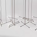 Modern chandelier 3d model