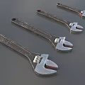 Adjustable Wrench Spanner Universal Wrench Hardware Tools Low Face Number Low Mold Simple Mold Game Sub-era Film and Television Super Realistic 3d model