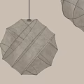 Antique chandelier paper chandelier-Ji chandelier 3d model