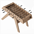 Modern table football table football machine 3d model