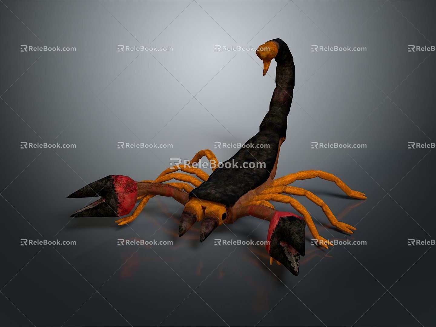 Five Striped Scorpion Karoleni Scorpion Italian Scorpion Mexican Scorpion Soves Scorpion East Asian Piners Scorpion Scorpion Scorpion 3d model