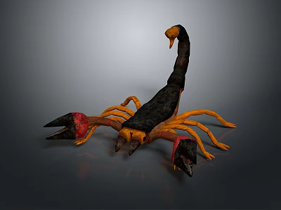 Five Striped Scorpion Karoleni Scorpion Italian Scorpion Mexican Scorpion Soves Scorpion East Asian Piners Scorpion 3d model