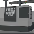 Advanced Industrial Equipment CNC Machines With Control Panels And Mechanical Structures