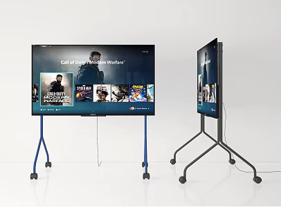 TV Mobile TV Rack TV Advertising Screen Advertising Rack Advertising Machine Display Rack Display Rack Screen Display Rack 3d model