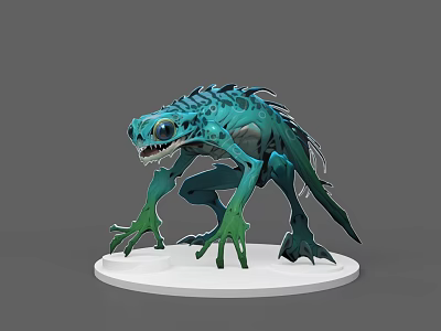 Monster Mutation Monster Horror Swamp Aquatic Monster Cartoon Characters Cartoon Characters Cartoon Characters Movie Characters Game Characters Handmade Silhouettes 3d model