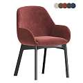 Modern Accent Chair With Beige Upholstery Armrests And Black Wooden Legs Multiple Color Options