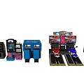 Colorful Electric Toys Collection With Racing Cars Game Machines And Track Sets For Kids