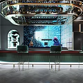 Modern Bar Counter 3d model