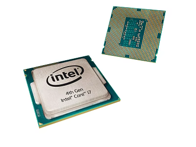Intel 4th Generation Core i7 Processor Chip For Industrial Equipment Applications 3d model