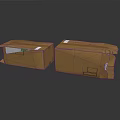 Two Brown Cardboard Boxes For Household Storage And Packaging Needs