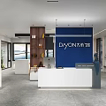 DAYON Doors and Windows Modern Showroom With Glass Entrance Display Area And Green Plants