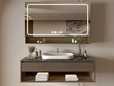 Modern Bathroom Cabinet Bathroom Basin Bathroom Ornaments 3d model