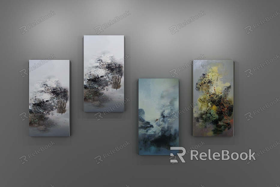 Modern Oil Painting Decorative Painting model