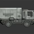 White Armored TYRO Military Tank Featuring Heavy Duty Wheels And Windows
