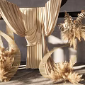 872 jw autumn color department beautiful Chen wedding draft master and design material renderings 3d model