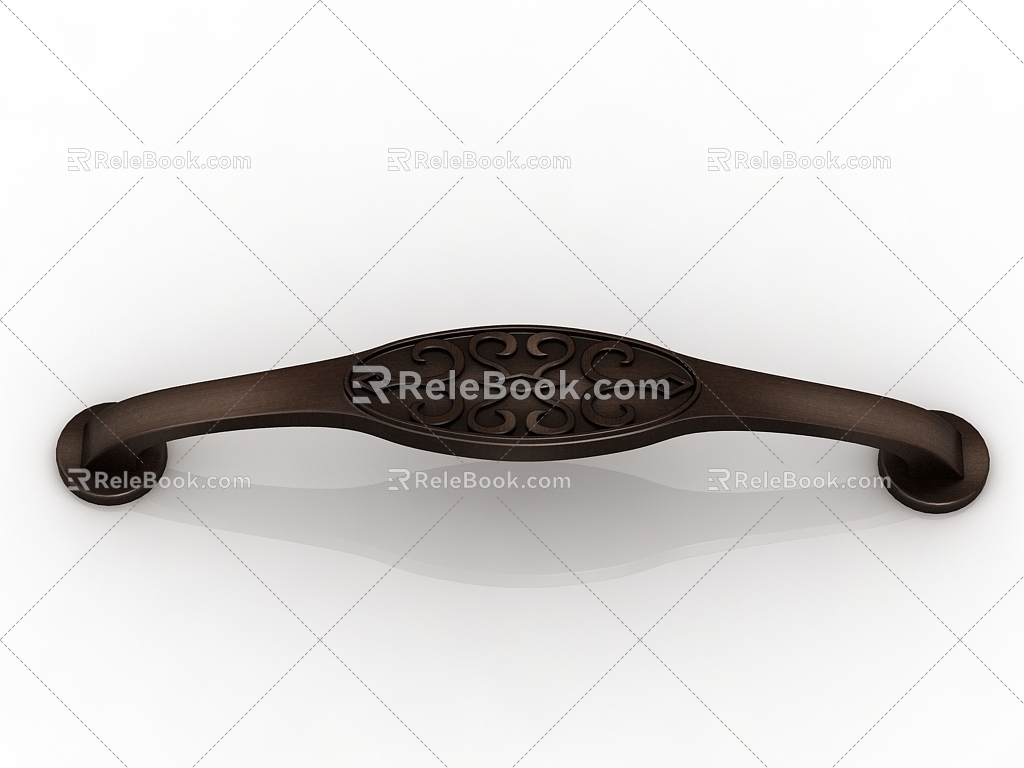 Modern classical handle 3d model