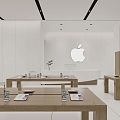 Modern Mobile Phone Store Apple Store 3d model