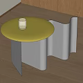 Modern side a few bag house style side a few 3d model