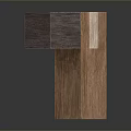 Wooden Cubes Decor With Different Wood Tones Combined For Home Accessory