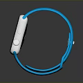iJoyme Smartwatch with Blue Strap and Red Heart Rate Monitor
