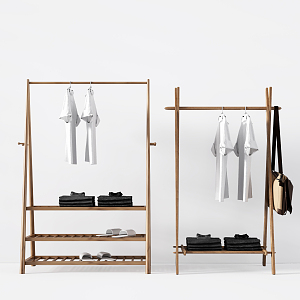 Nordic clothes hanger 3d model