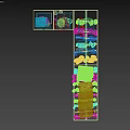 Organized Wardrobe Interior With Hanging Clothes Folded Items Bags Shoes And Shelves