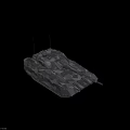 Modern Military Tank With Camouflage Paint Main Gun Barrel And Turret