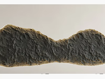 Natural Rustic Stone Background Wall With Rough Texture And Earthy Tones For Interior Design 3d model