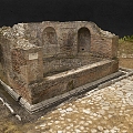 Castle ruins building 3d model