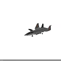 Grey Fighter Jet With Cockpit Pilot Wing Markings Number 2017 Modern Aerodynamic Design