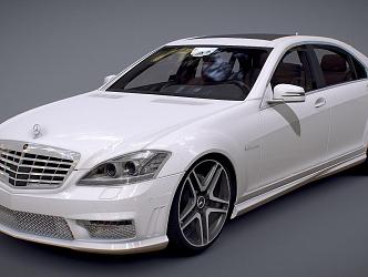 Mercedes-Benz S-Class W221 3d model