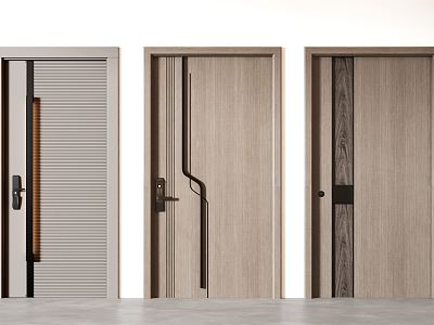 Modern security door entry door model