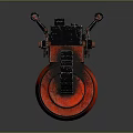 Industrial Robot Single Wheel Robot Double Wheel Robot Assistant Small Robot 3d model