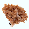 Natural Brown Stone Crystal Cluster With Mineral Formation And Textural Details