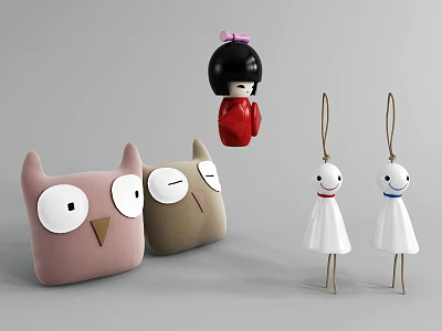 Modern Toy Cartoon Ornaments 3d model
