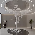 Special-Shaped Column Decorative Column Tree-Shaped Column 3d model
