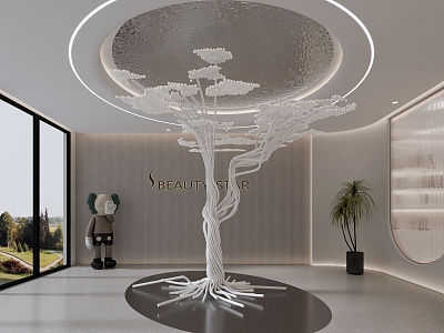 Special-Shaped Column Decorative Column Tree-Shaped Column 3d model