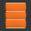 Orange and Gray Modular Station with LRI Logo and Entrance