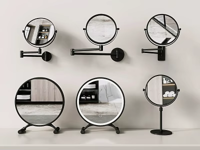 Mirror Makeup Mirror Cosmetic Mirror 3d model
