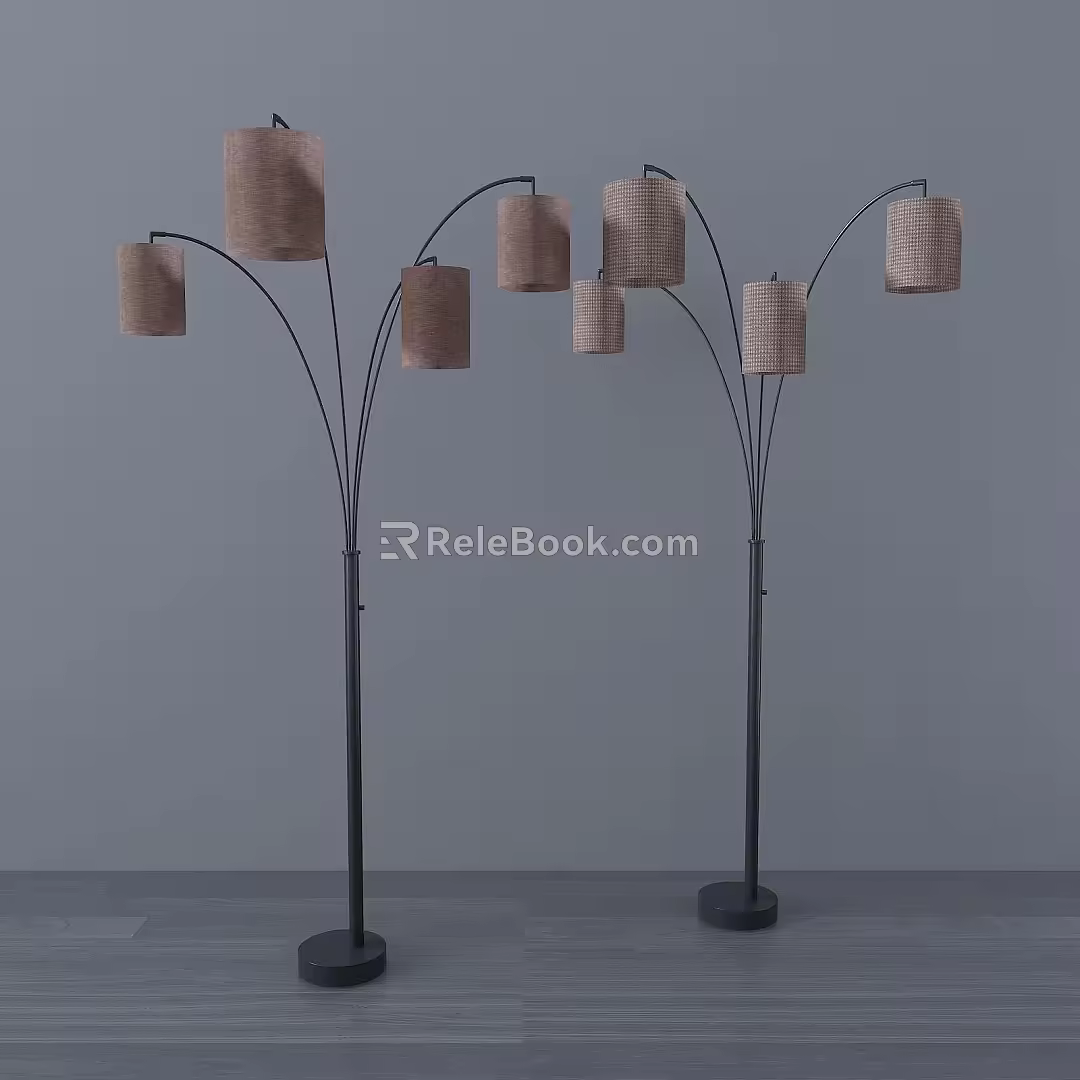 Modern floor lamp 3d model