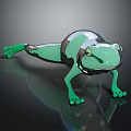 Modern Green Frog Shaped Decorative Furniture Piece For Home Decor