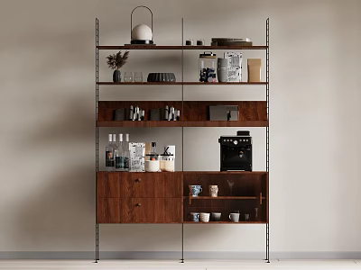 Antique Storage Rack 3d model