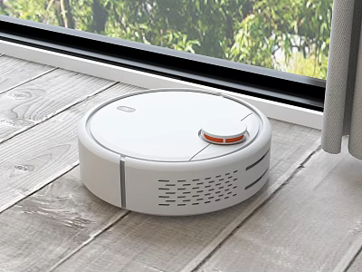 Smart Robotic Vacuum Cleaner Daily Electrical Appliance For Efficient Home Wooden Floor Cleaning 3d model