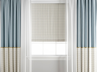 Curtains 3d model